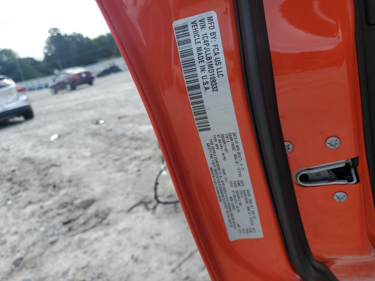 2021 JEEP CHEROKEE LATITUDE PLUS FWD