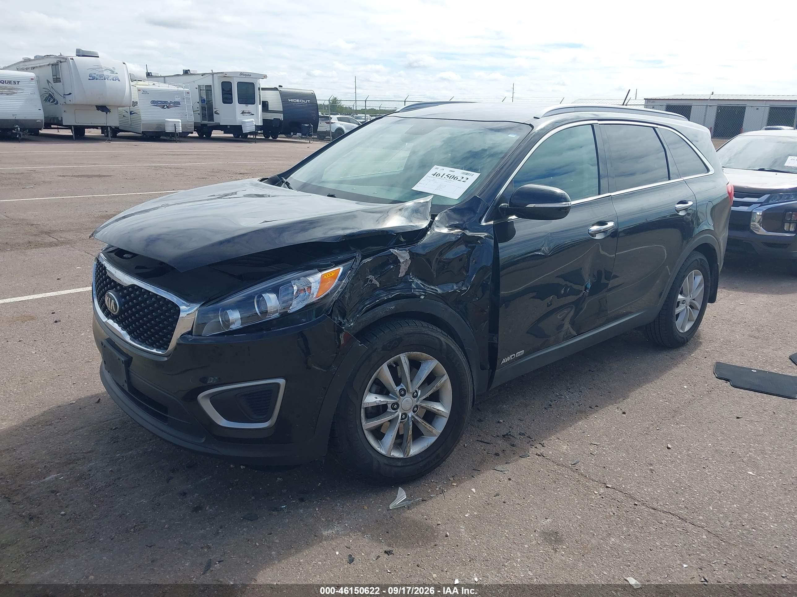2017 KIA SORENTO 3.3L LX — I2