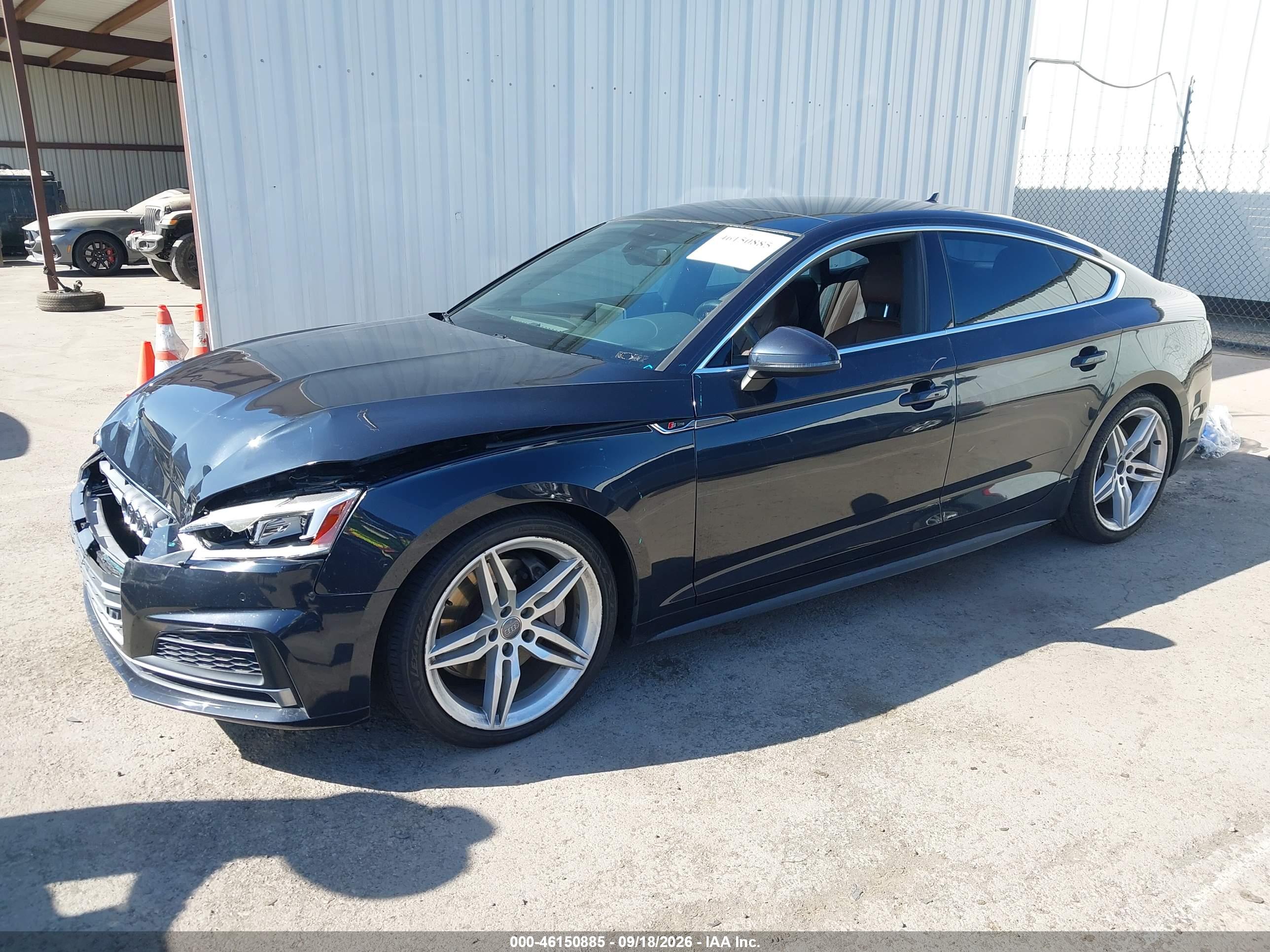 2018 AUDI A5 SPORTBACK PREMIUM PLUS — I2