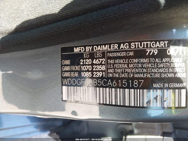 2012 MERCEDES-BENZ C 300 — I9