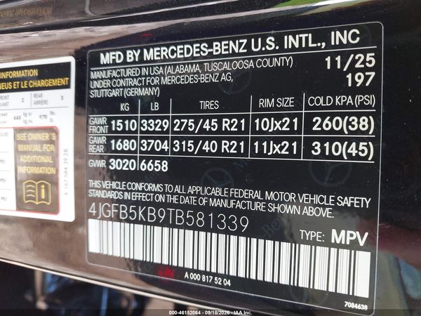 2026 MERCEDES-BENZ GLE 450 4MATIC — I9