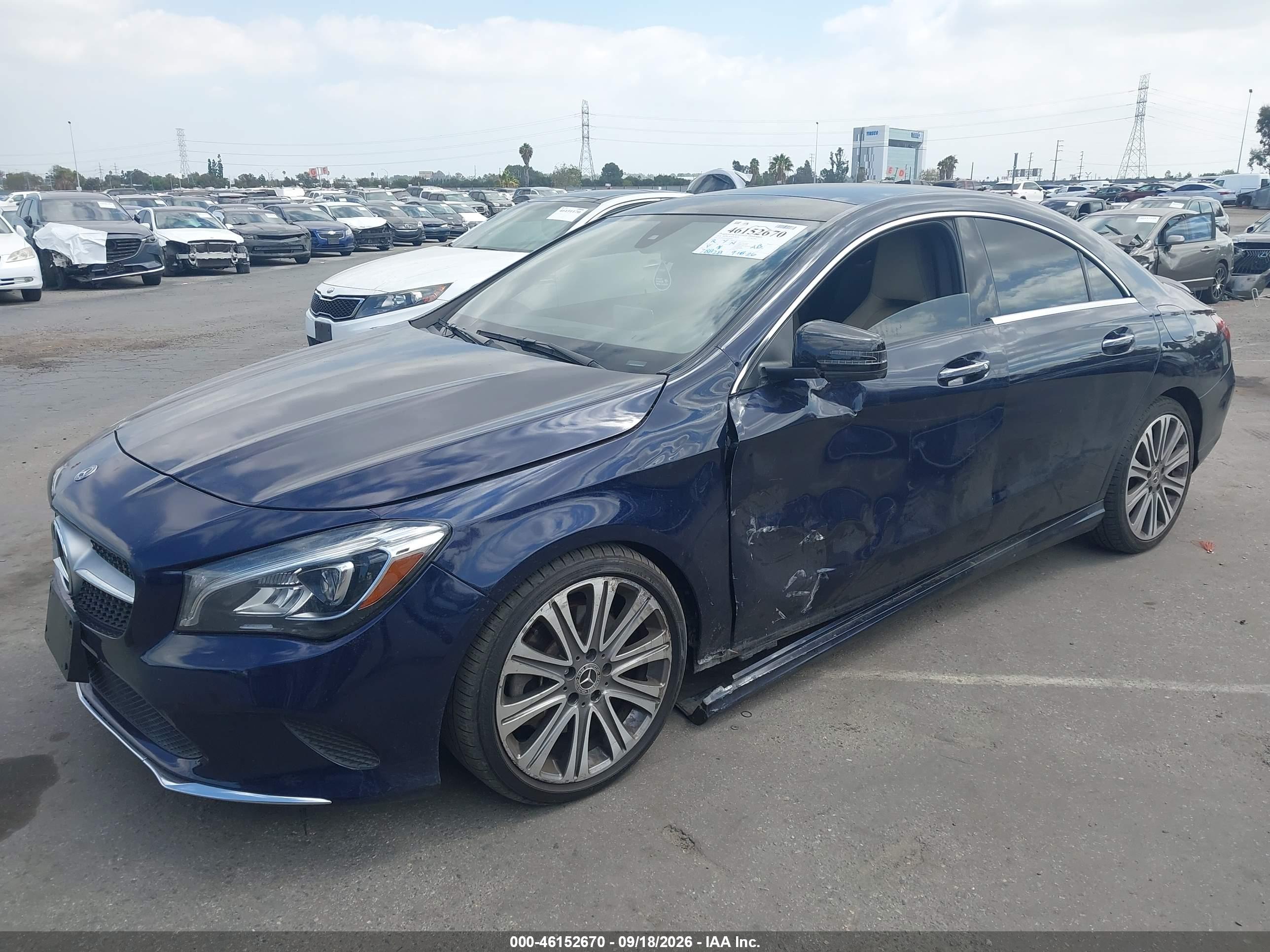 2018 MERCEDES-BENZ CLA 250 CLA250 — I2