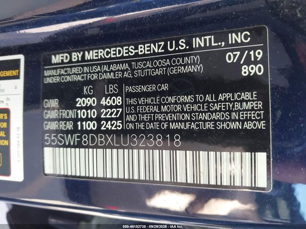 2020 MERCEDES-BENZ C 300 C300 — I9