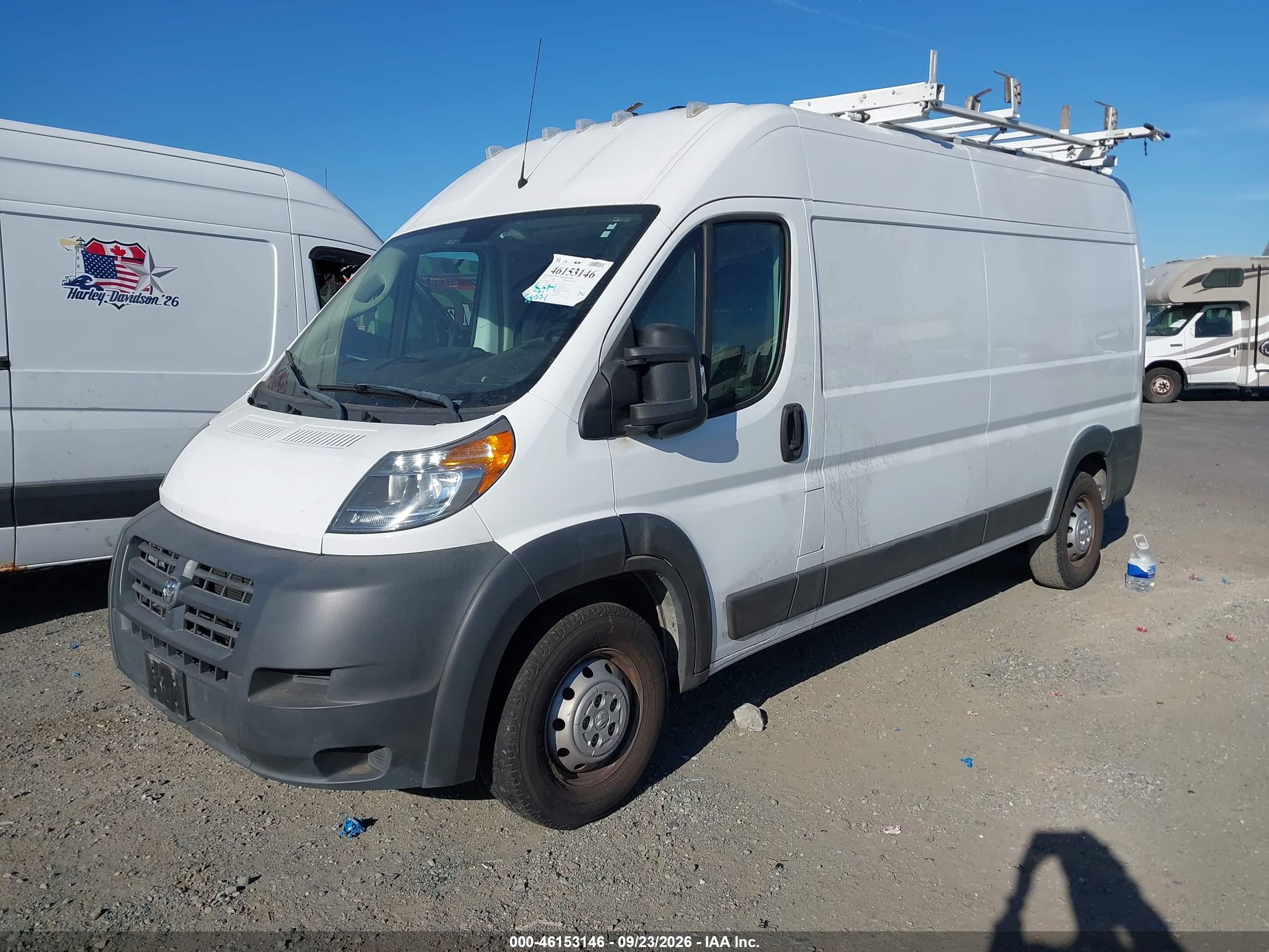 2018 RAM PROMASTER 2500 HIGH ROOF 159 WB — I2