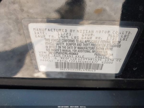 2024 NISSAN KICKS SR XTRONIC CVT — I9