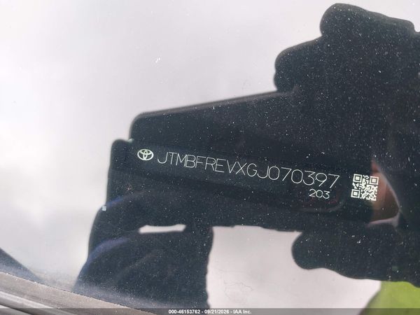 2016 TOYOTA RAV4 LE — I152