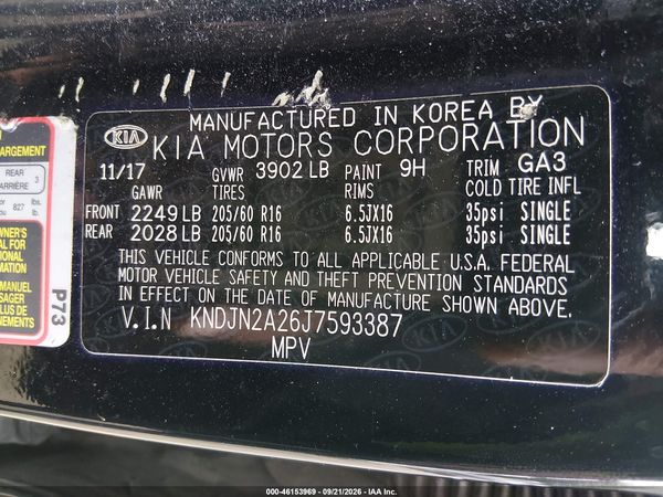 2018 KIA SOUL Base — I9