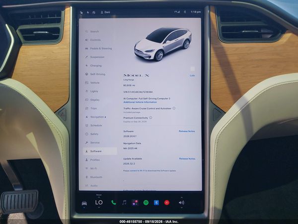2020 TESLA MODEL X — I7