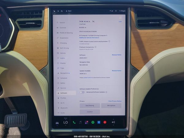 2020 TESLA MODEL X — I132