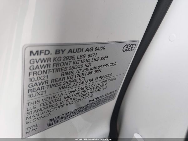 2026 AUDI Q8 — I9
