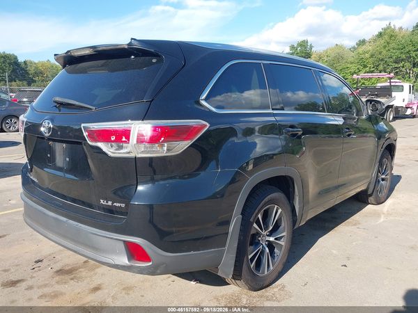 2016 TOYOTA HIGHLANDER XLE V6 — I4