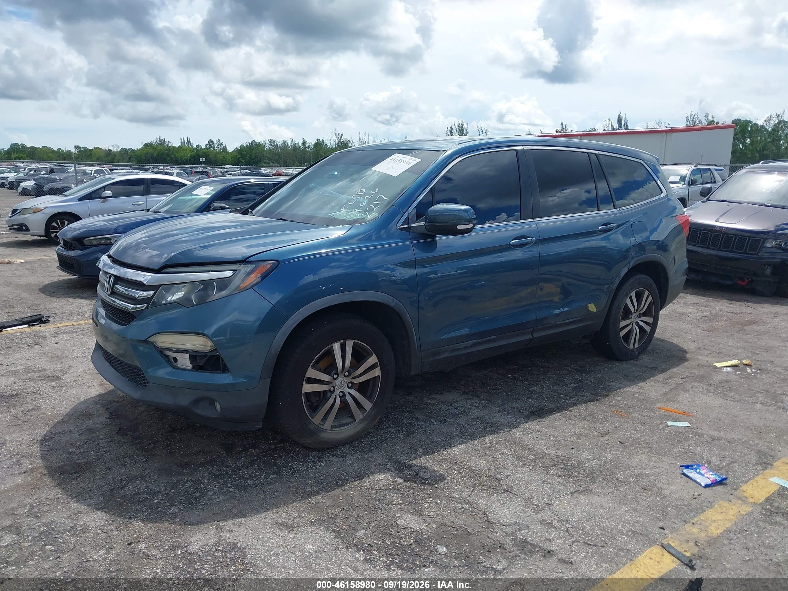 2016 HONDA PILOT EX-L — I2