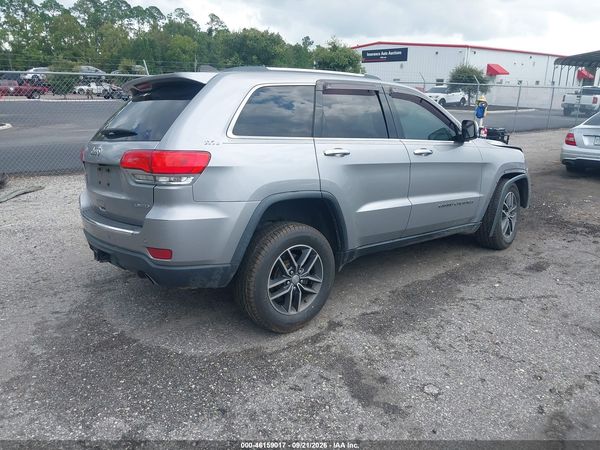 2017 JEEP GRAND CHEROKEE LIMITED 4X2 — I4