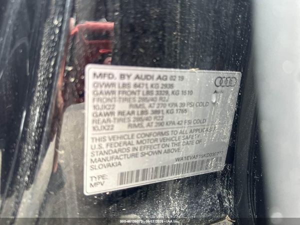 2019 AUDI Q8 55 PREMIUM — I9