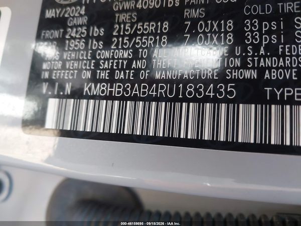 2024 HYUNDAI KONA SEL — I9