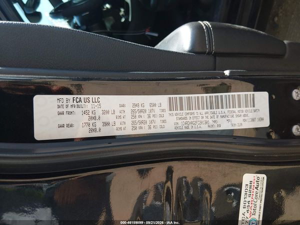 2015 DODGE DURANGO SXT — I9
