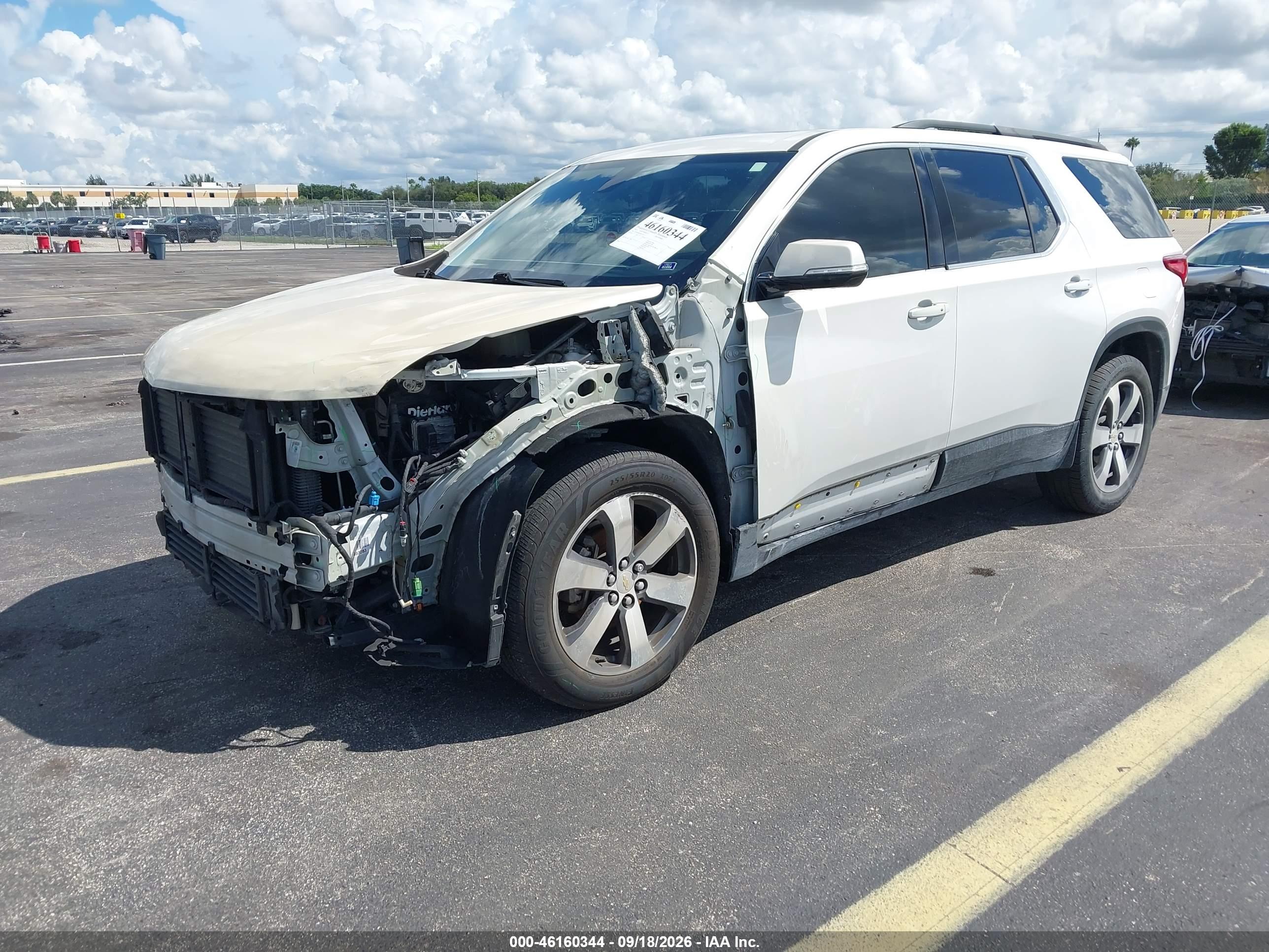 2019 CHEVROLET TRAVERSE 3LT — I2