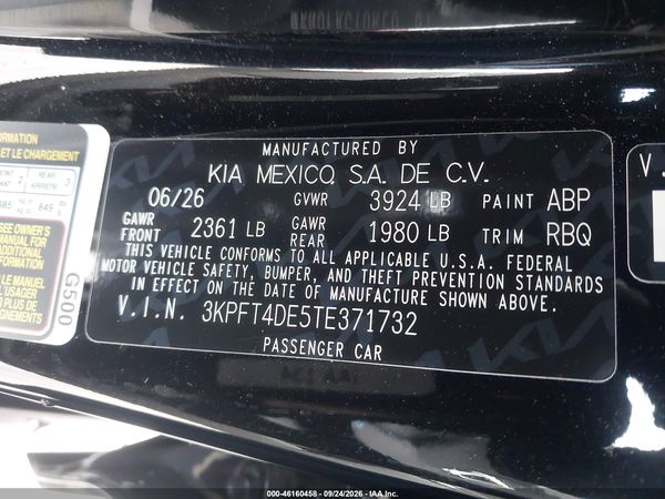 2026 KIA K4 LXS — I152