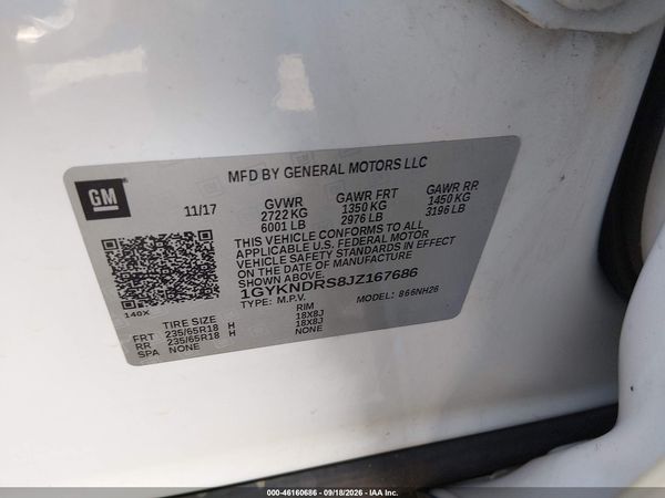 2018 CADILLAC XT5 LUXURY — I9