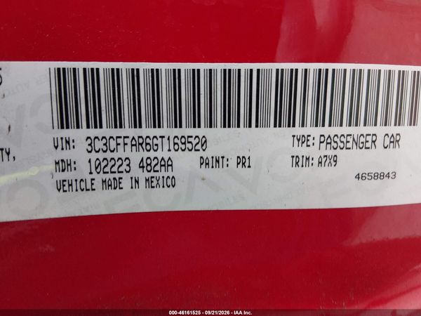 2016 FIAT 500 POP — I9