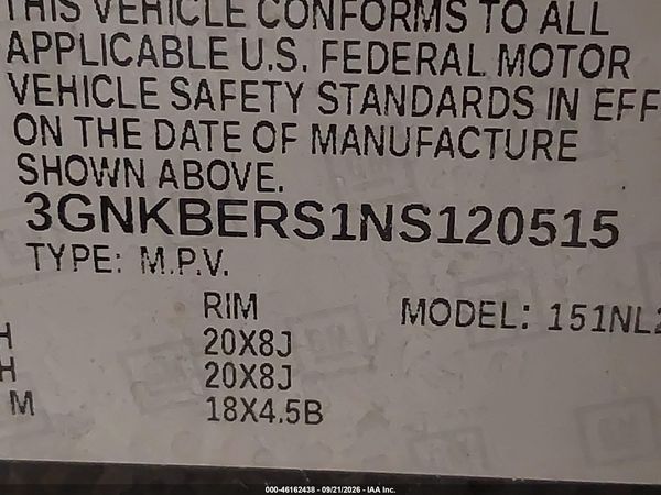 2022 CHEVROLET BLAZER FWD RS — I9