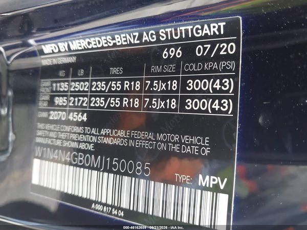 2021 MERCEDES-BENZ GLA 250 GLA250 — I9