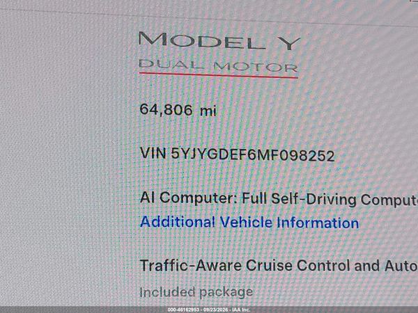 2021 TESLA MODEL Y — I118