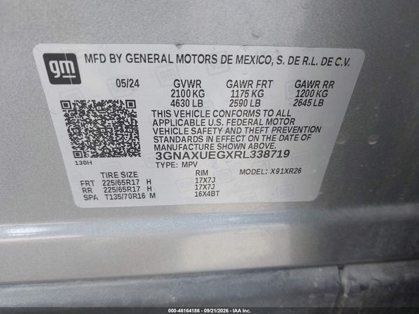 2024 CHEVROLET EQUINOX AWD LT — I9