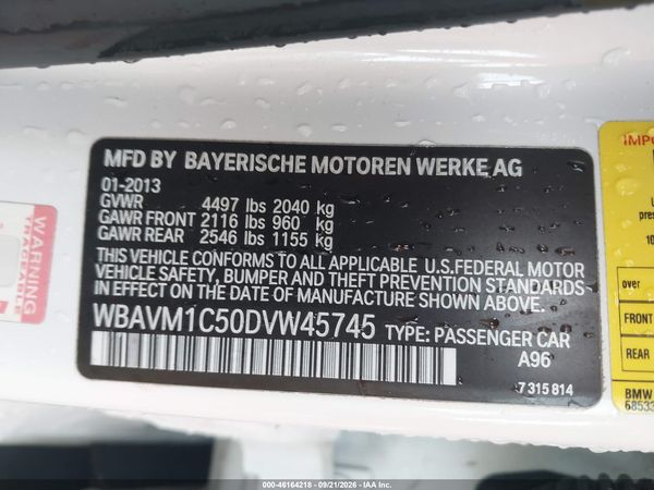 2013 BMW X1 SDRIVE28I — I9