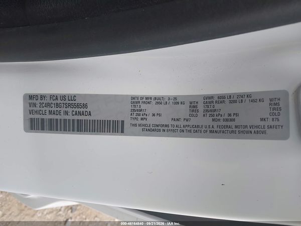 2025 CHRYSLER PACIFICA SELECT — I9
