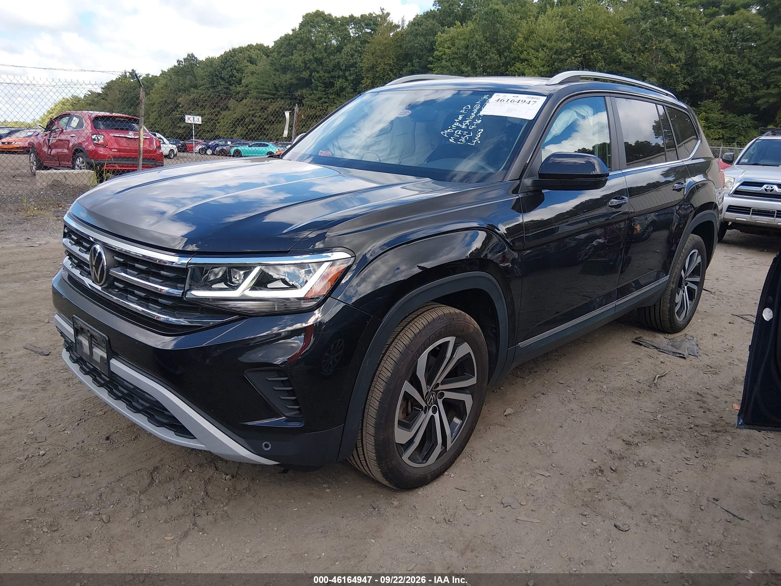 2022 VOLKSWAGEN ATLAS 3.6L V6 SEL — I2
