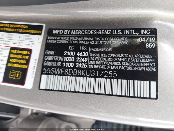 2019 MERCEDES-BENZ C 300 C300 — I9