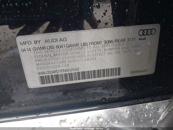 2015 AUDI A8 L 4.0T — I9