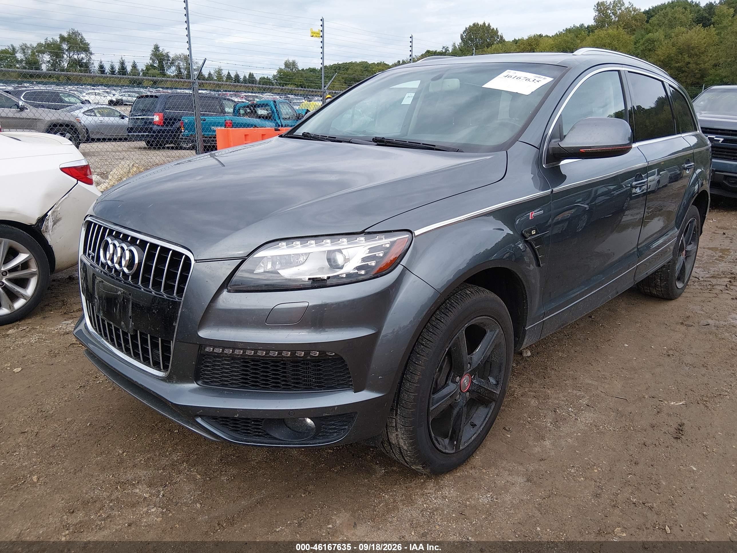 2014 AUDI Q7 3.0T S LINE PRESTIGE — I2