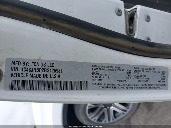 2024 JEEP WAGONEER L SERIES II 4X2 — I9