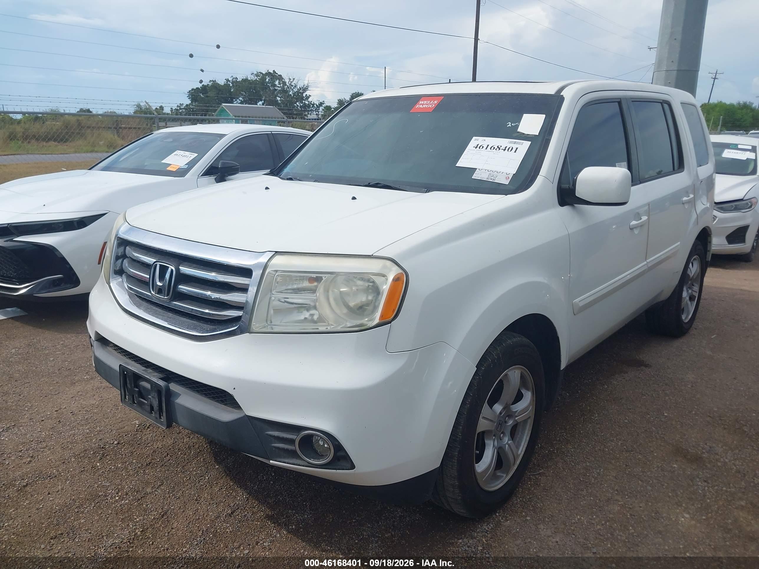 2013 HONDA PILOT EX-L — I2
