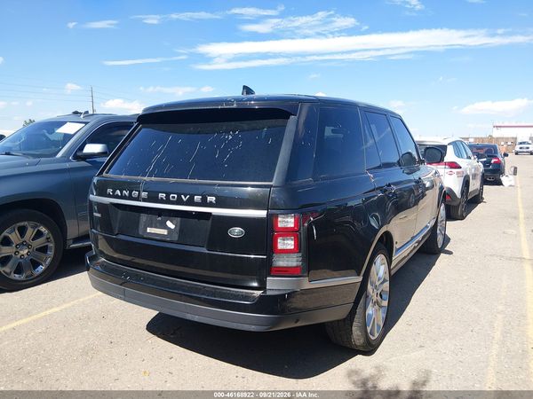 2017 LAND ROVER RANGE ROVER 3.0L V6 SUPERCHARGED HSE — I4