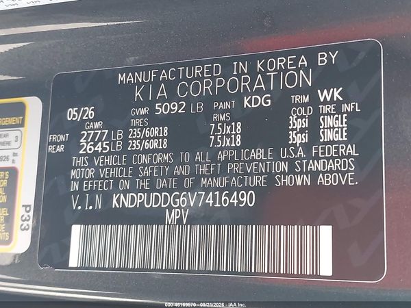 2027 KIA SPORTAGE HYBRID — I9