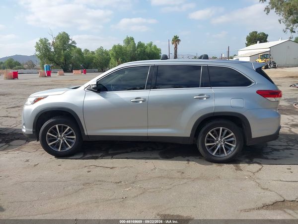 2019 TOYOTA HIGHLANDER XLE — I117