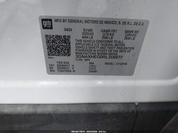 2024 CHEVROLET EQUINOX FWD LS — I9