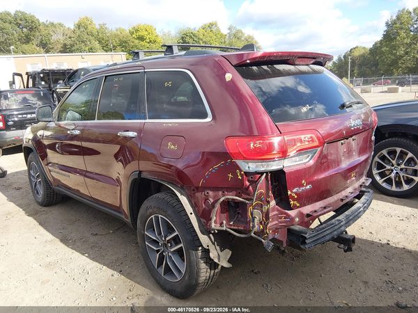 2017 JEEP GRAND CHEROKEE LIMITED 4X4 — I117