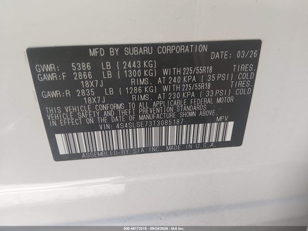 2026 SUBARU FORESTER PREMIUM — I9