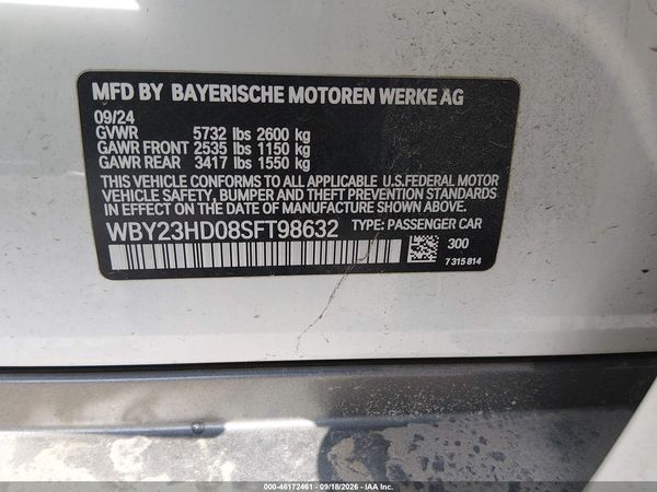 2025 BMW I4 GRAN COUPE EDRIVE40 — I152