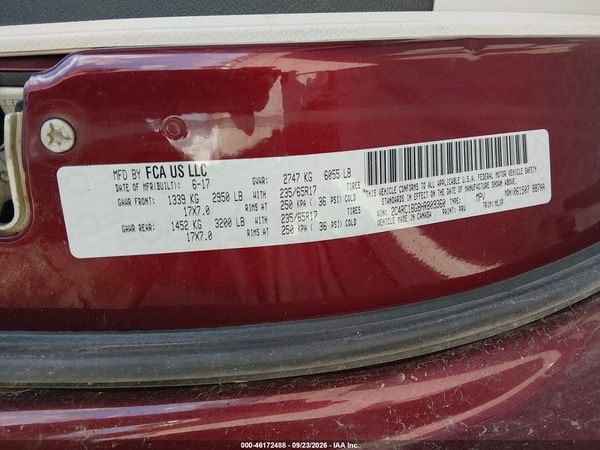 2017 CHRYSLER PACIFICA TOURING-L — I9
