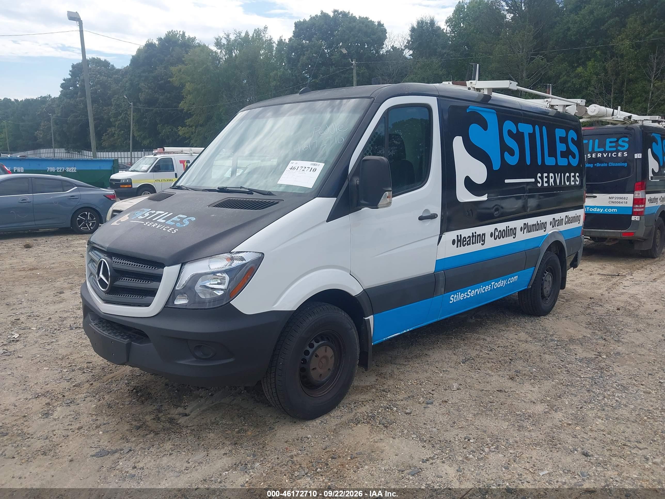2016 MERCEDES-BENZ SPRINTER 2500 NORMAL ROOF — I2