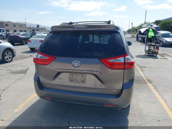 2015 TOYOTA SIENNA LE 8 PASSENGER — I119