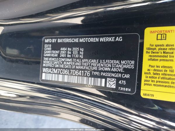 2020 BMW 230I — I9