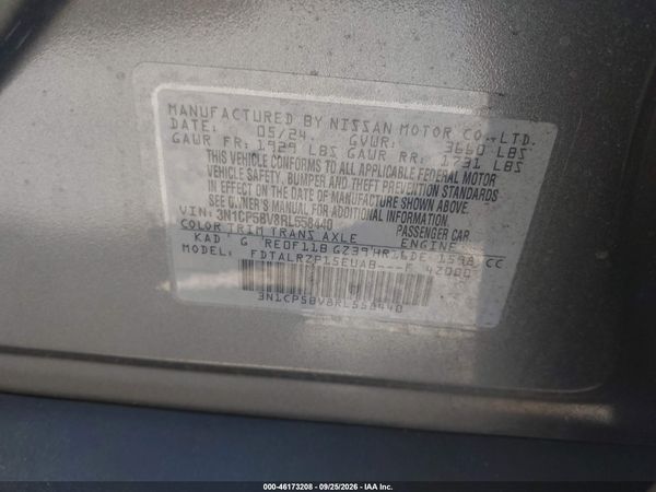 2024 NISSAN KICKS S XTRONIC CVT — I9