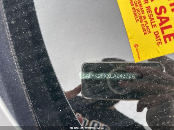 2020 LAND ROVER RANGE ROVER VELAR P300 R-DYNAMIC S — I9