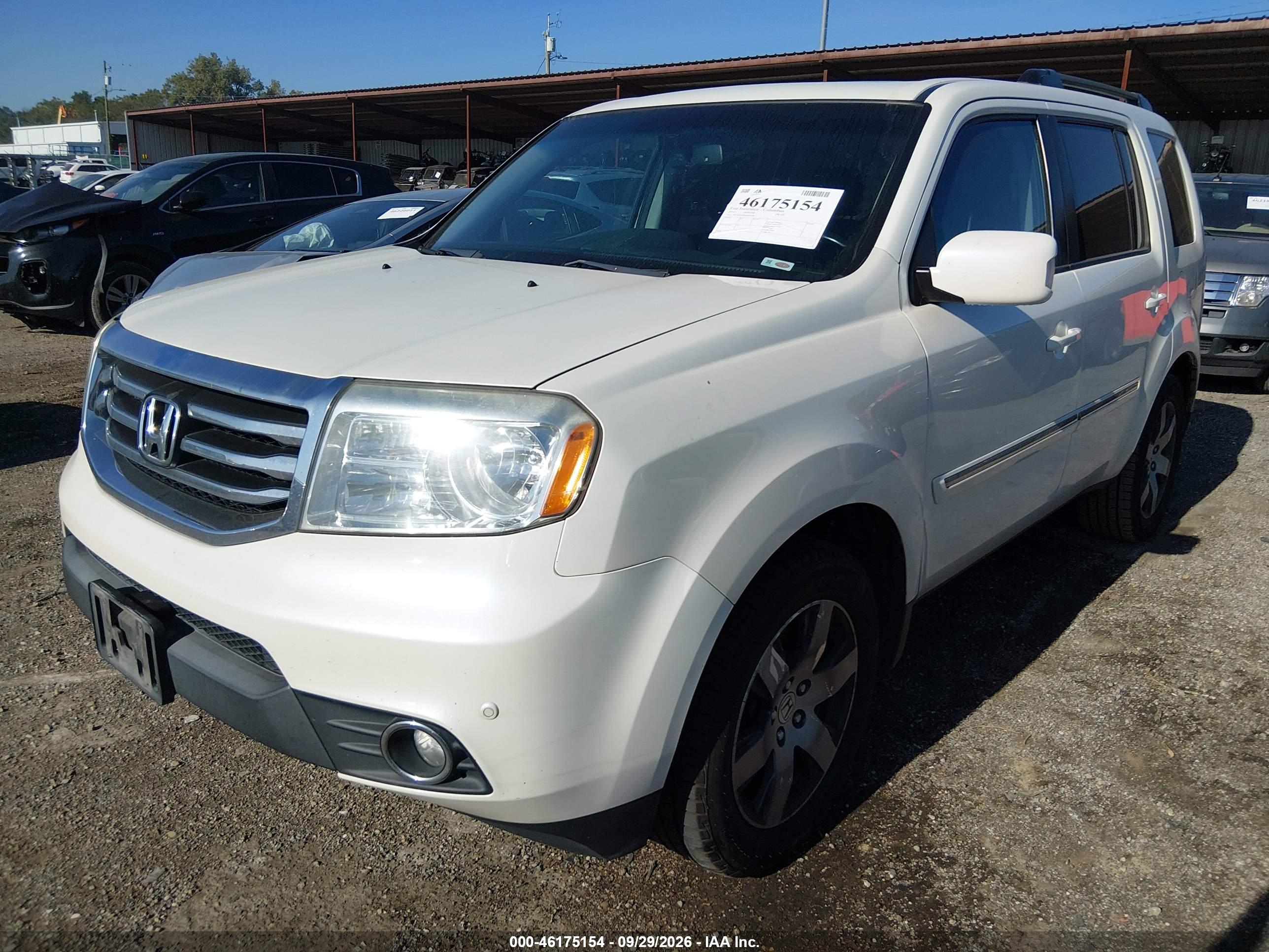 2014 HONDA PILOT TOURING — I2